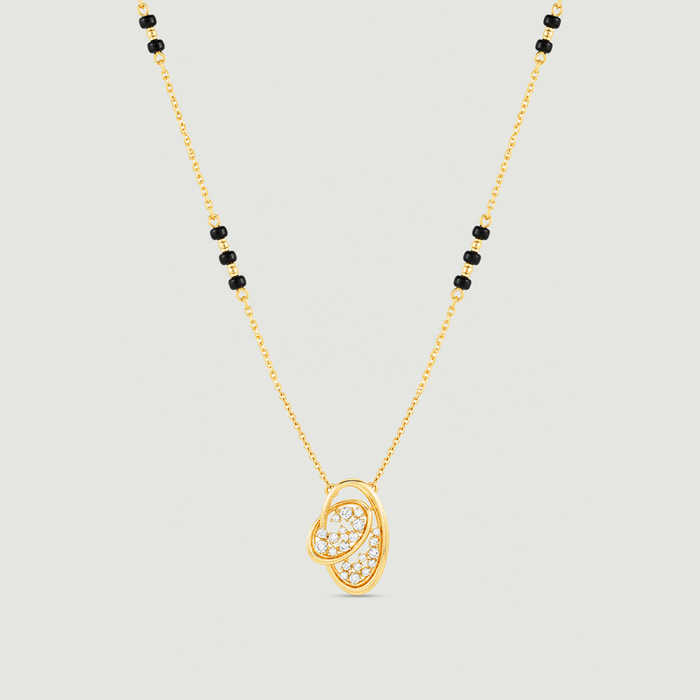 Enchanting Drift Diamond Mangalsutra,,hi-res thumbnail 4