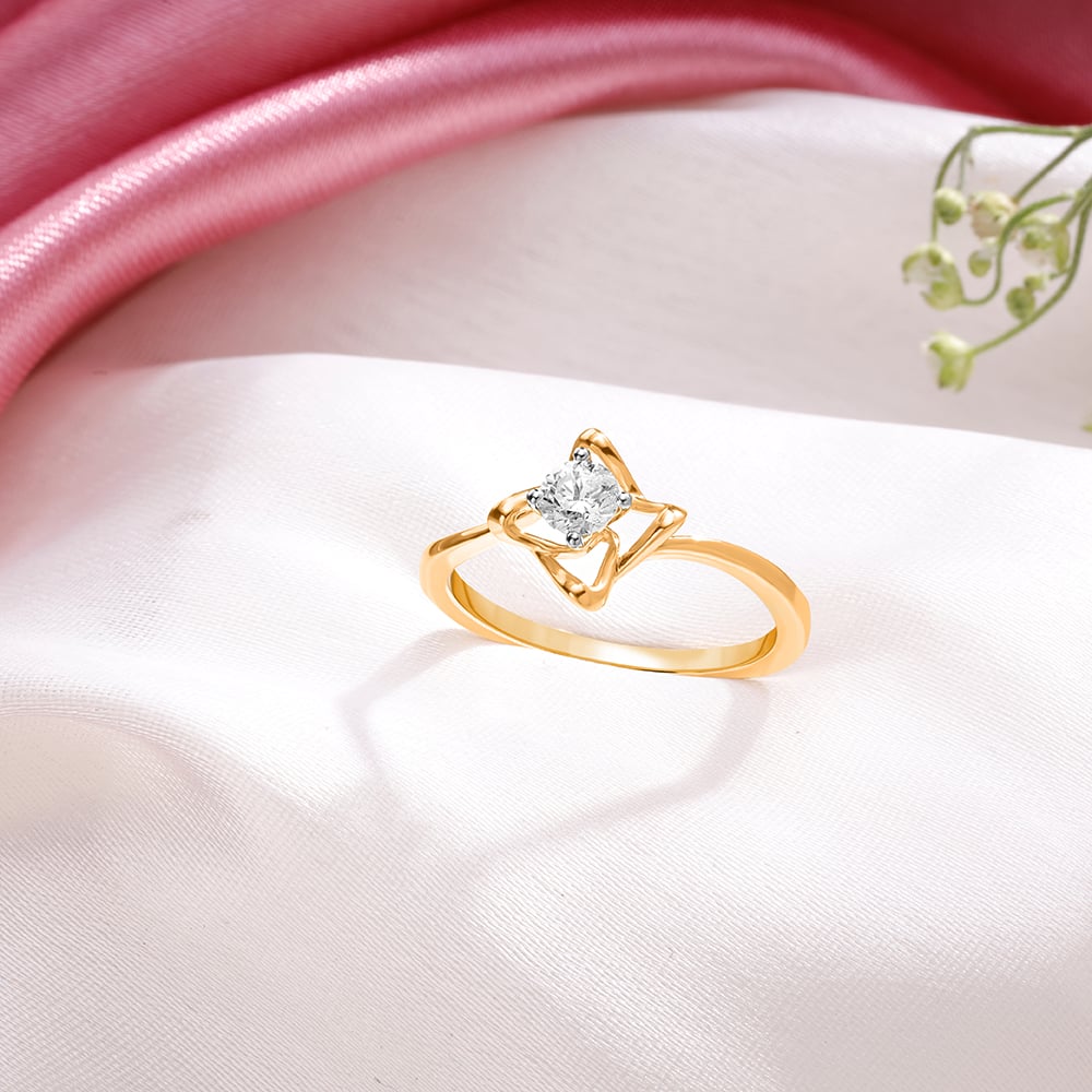 Enigmatic Allure Solitaire Ring