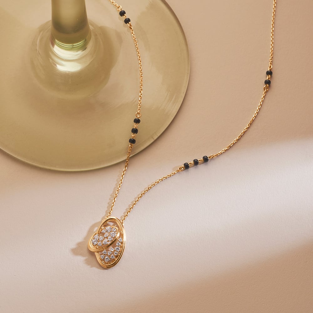 Enchanting Drift Diamond Mangalsutra