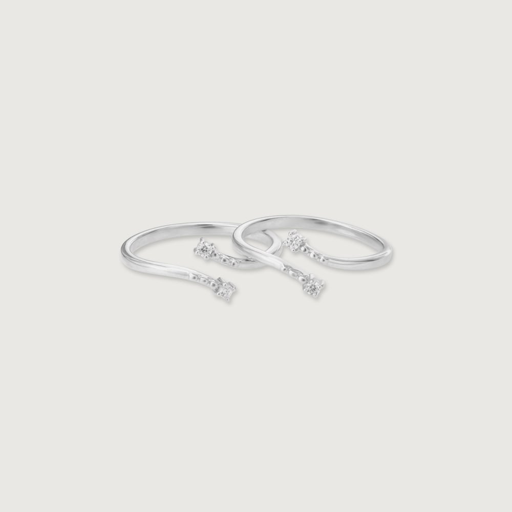 Graceful Beam Silver Toe Rings,,hi-res thumbnail 4