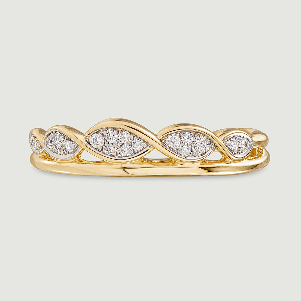 Fluid Interwoven Diamond Ring,,hi-res thumbnail 3