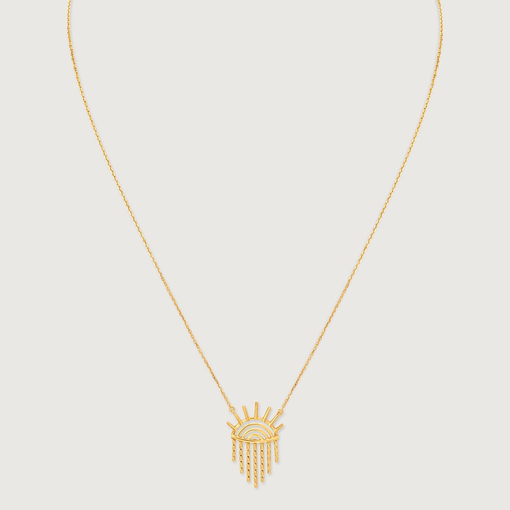 Radiant Horizon Gold Necklace,,hi-res thumbnail 4
