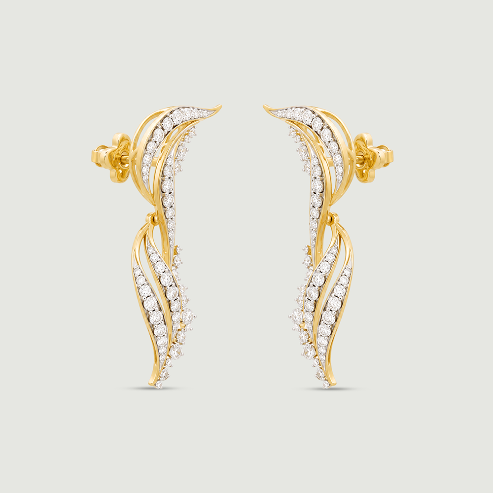 Sacred Lights Diamond Drop Earrings,,hi-res thumbnail 5