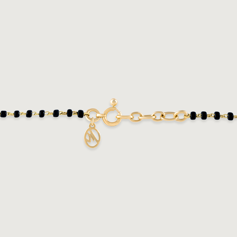 Aurora Glow Gold and Diamond Mangalsutra,,hi-res thumbnail 4