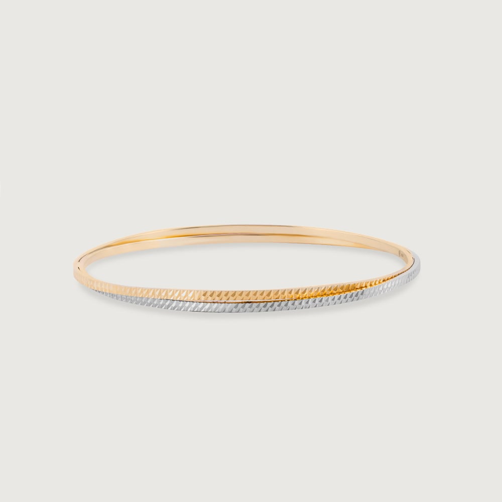 Sleek Radiance Gold Bangle,,hi-res thumbnail 2