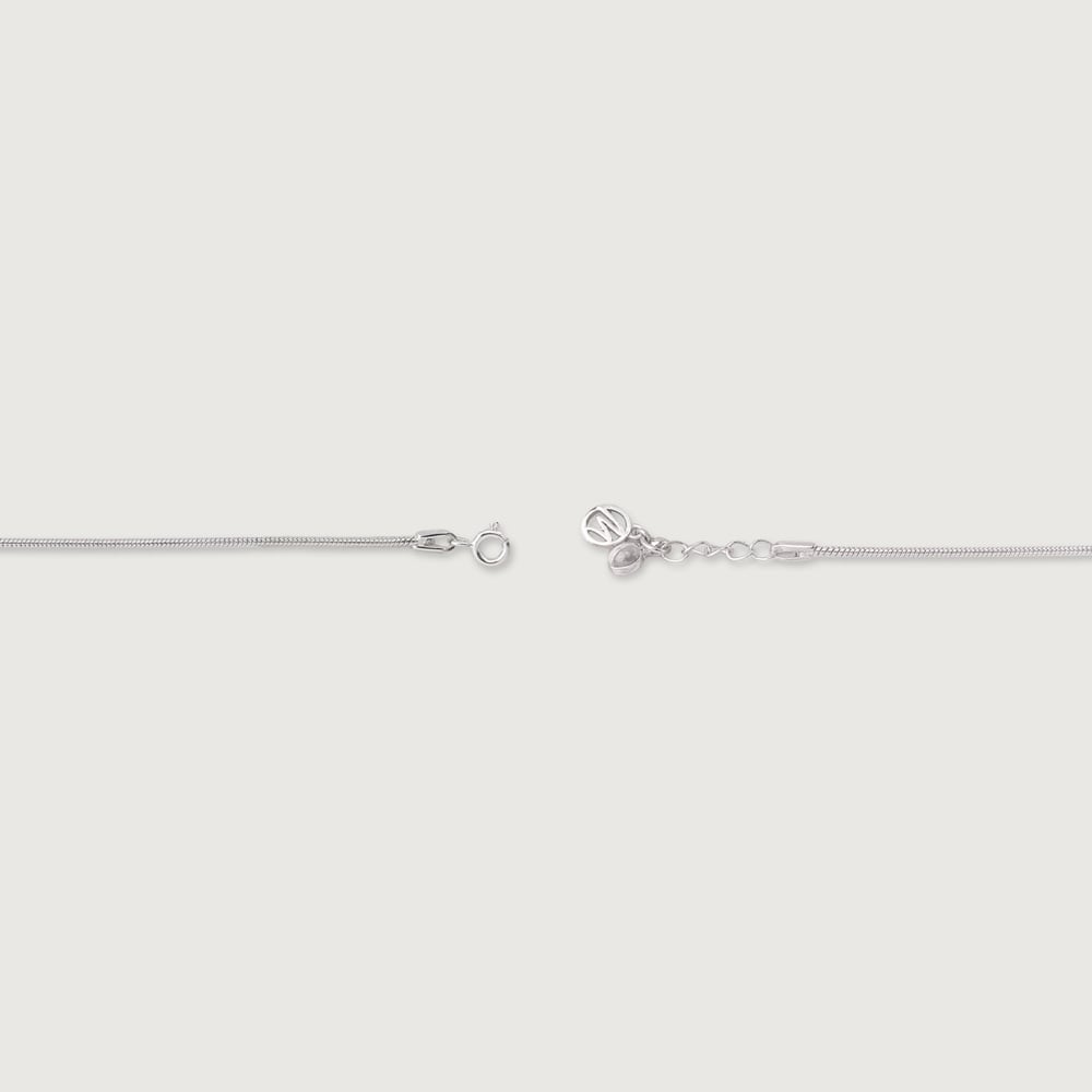 Shooting Star Single Silver Anklet,,hi-res thumbnail 5