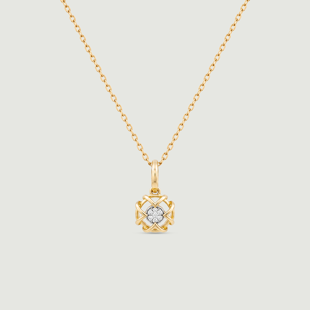 Joyful Halo Diamond Pendant,,hi-res thumbnail 4