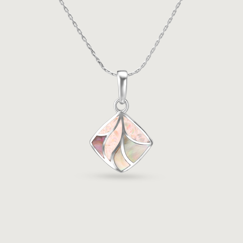 Graceful Sculpted Opal Silver Pendant,,hi-res thumbnail 3