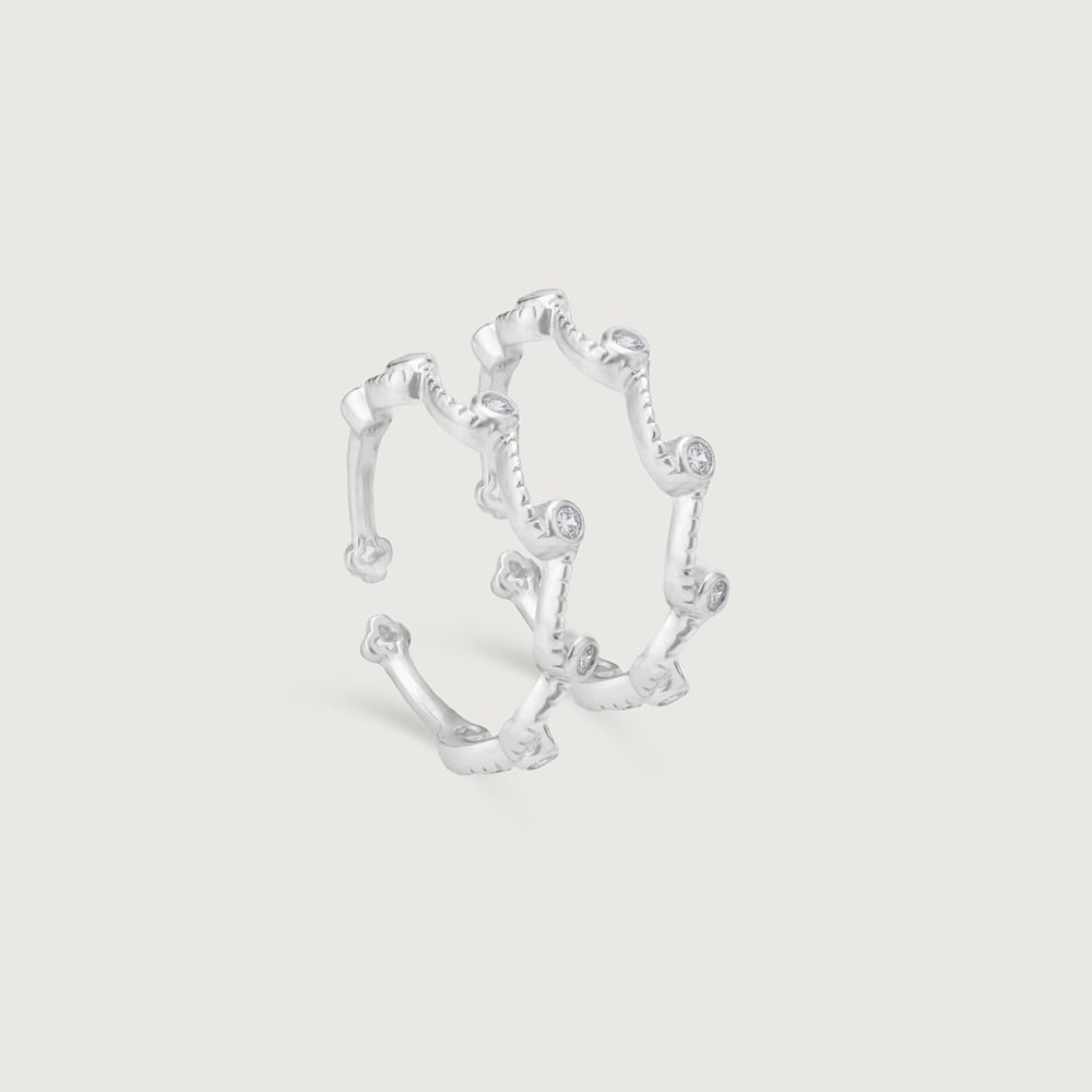 Twisted Gleam Silver Toe Rings,,hi-res thumbnail 3