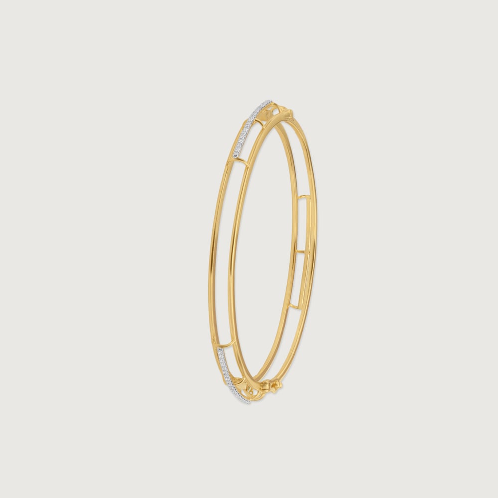 Sleek Linear Diamond Bangle,,hi-res thumbnail 8