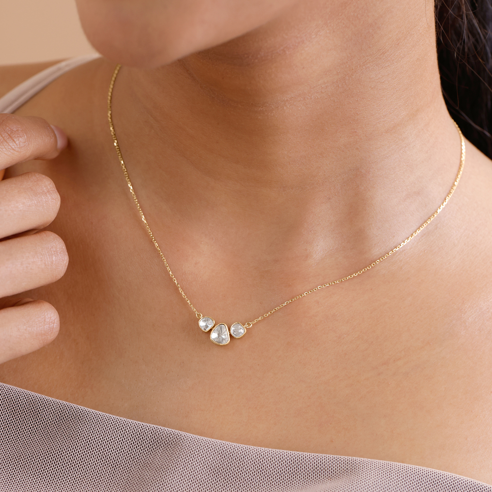Graceful Harmony Polki Necklace,,hi-res thumbnail 2