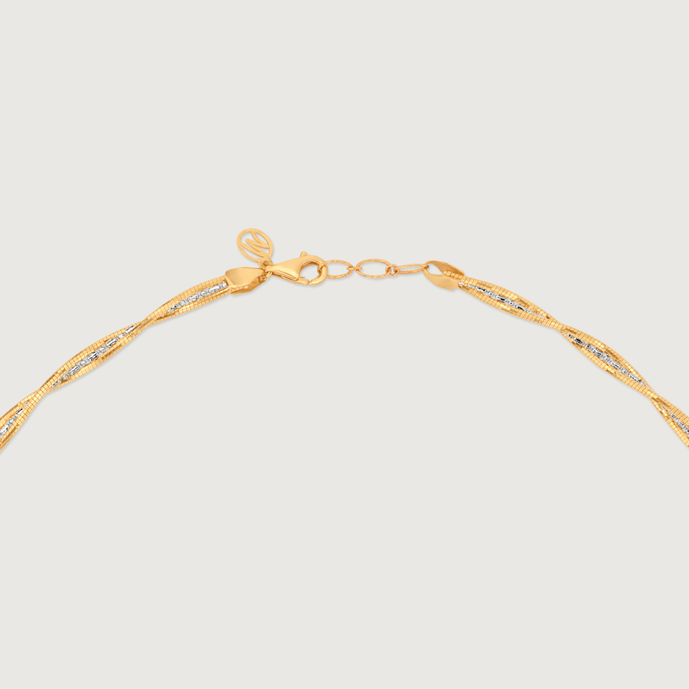 Radiant Sculptural Omega Gold Chain,,hi-res thumbnail 5