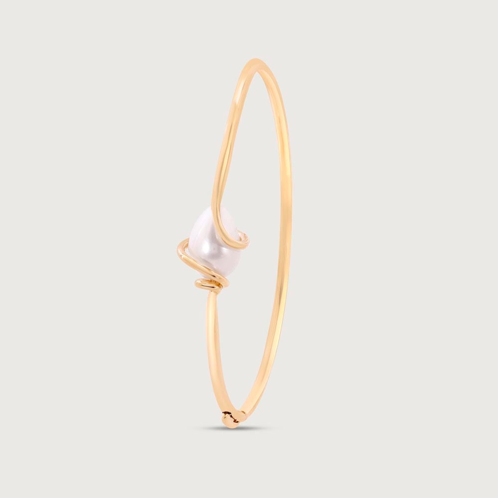 Modern Knot Pearl Bangle,,hi-res thumbnail 4