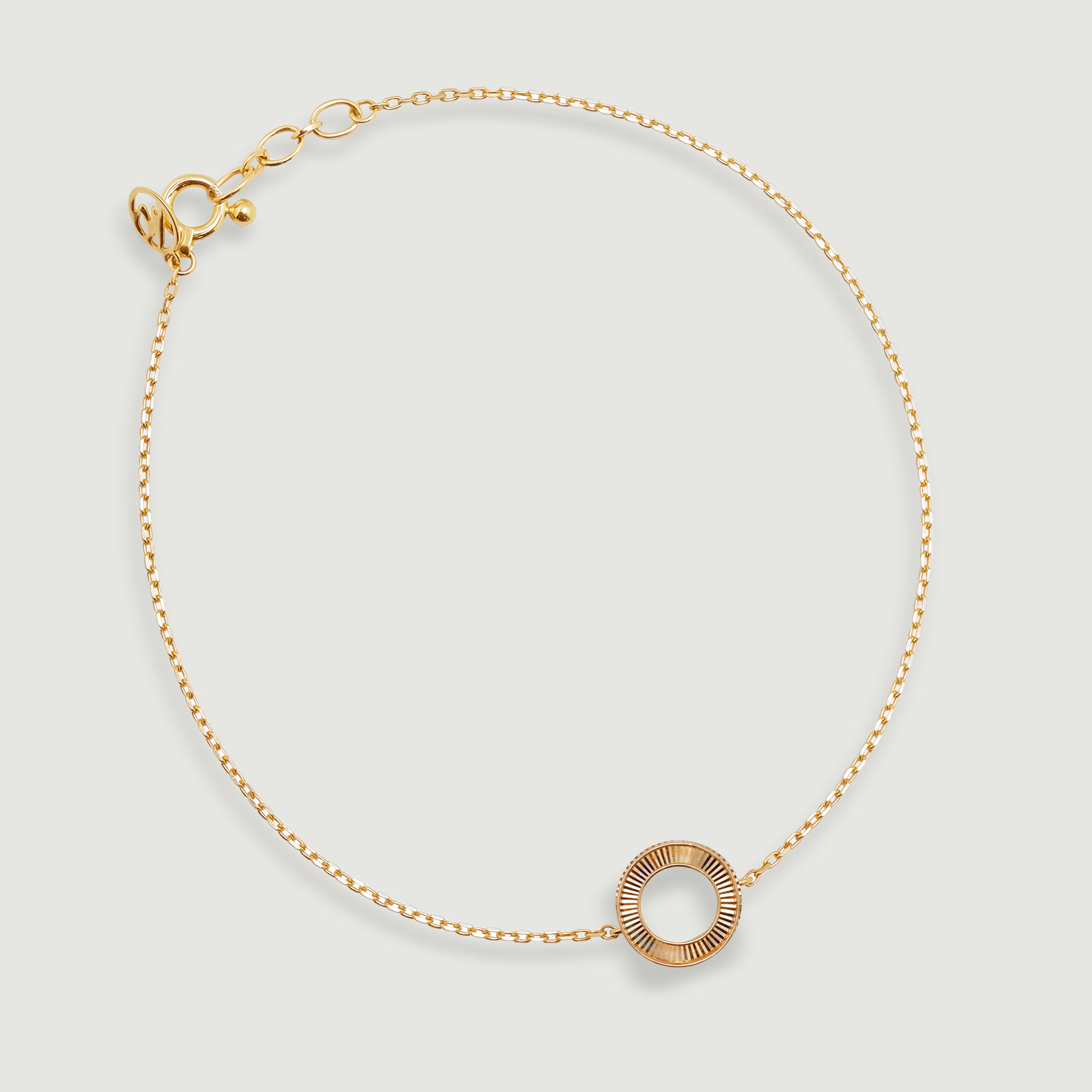 Radiant Circular Gold Bracelet,,hi-res thumbnail 3