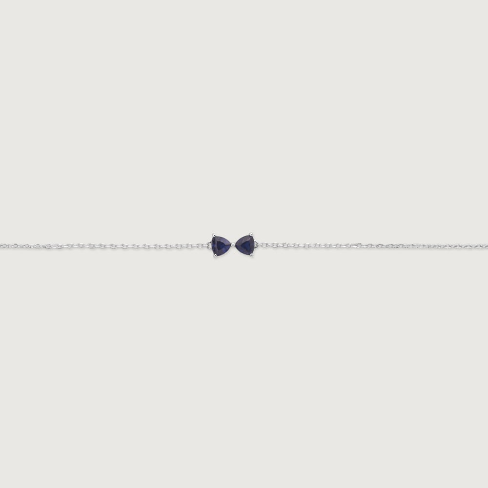 Aqua Flick Single Silver Anklet