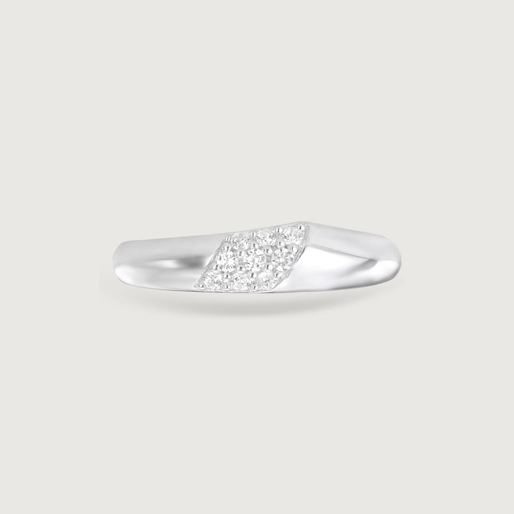 Sculpted Sleek Silver Ring,,hi-res thumbnail 4