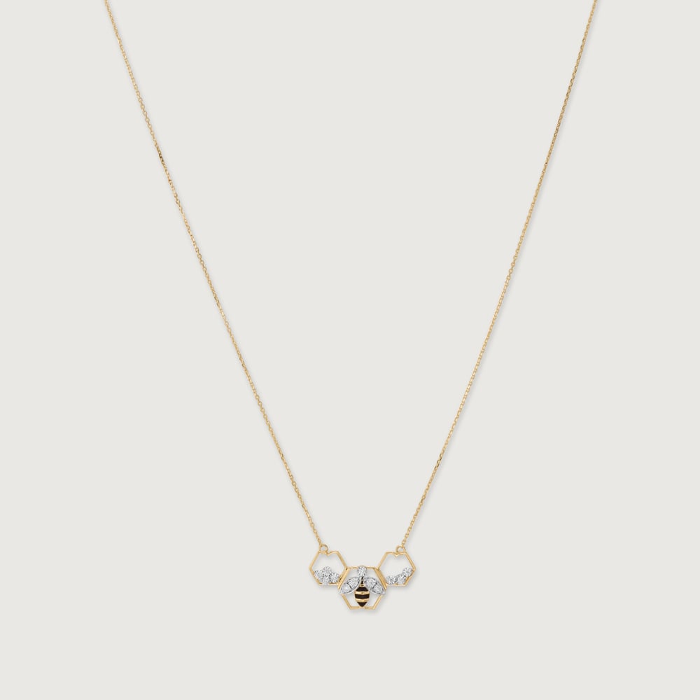 Sleek Buzz Diamond Necklace,,hi-res thumbnail 4