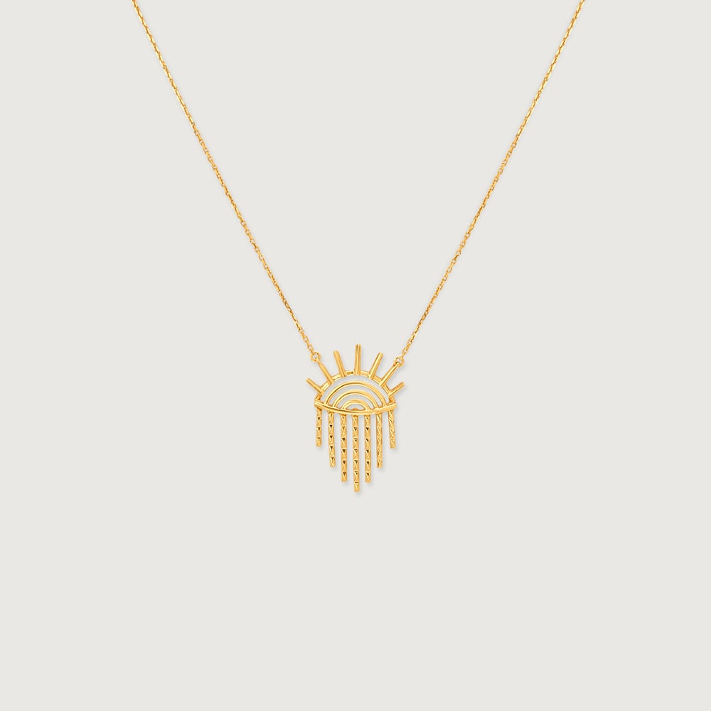 Radiant Horizon Gold Necklace,,hi-res thumbnail 3