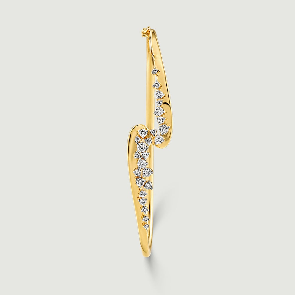 Fluid Shimmering Diamond Bangle,,hi-res thumbnail 3