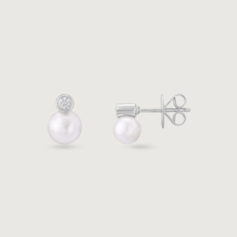 Twinkle Drop Silver Stud Earrings,,hi-res thumbnail 4