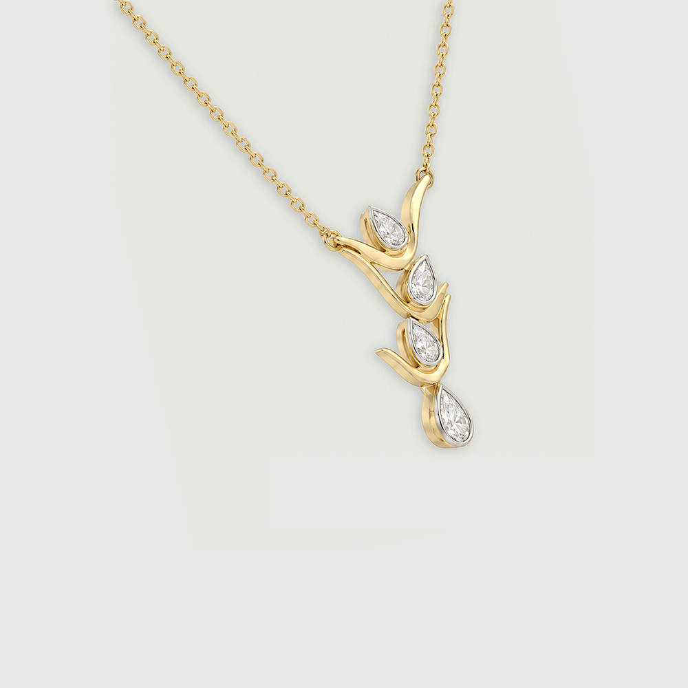 Flickering Flame Diamond Necklace,,hi-res thumbnail 3