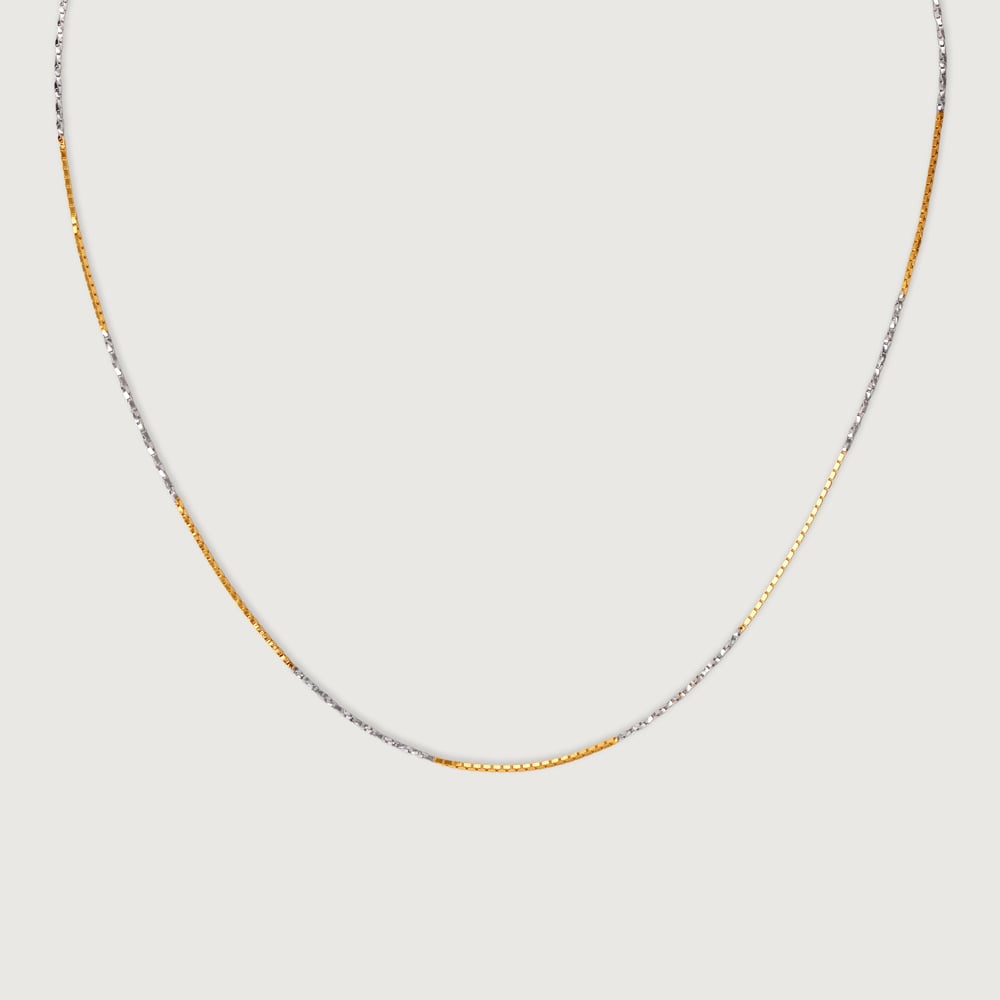 Twin Twist 22 Kt Gold Chain,,hi-res thumbnail 3