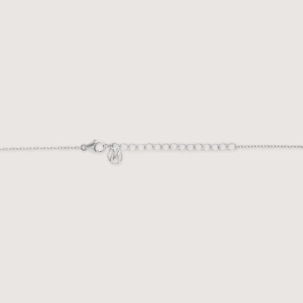 Elegant Leaf Drop Silver Necklace,,hi-res thumbnail 5