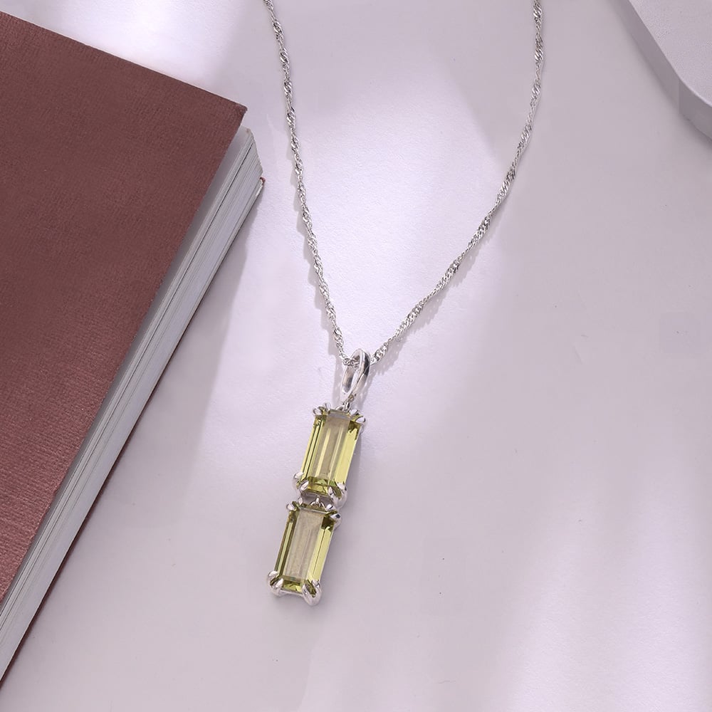 Radiant Charm Silver Necklace