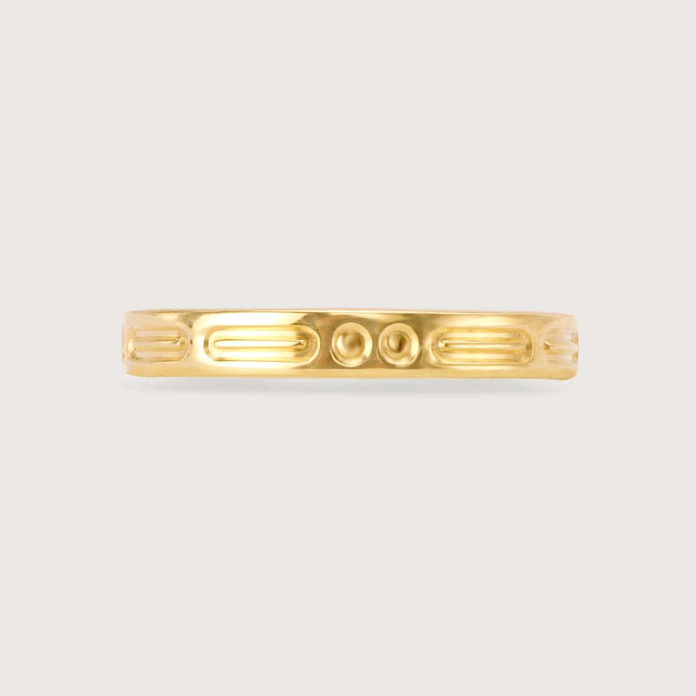 Heartfelt Band 18KT Gold Couple Ring-Single Piece,,hi-res thumbnail 3