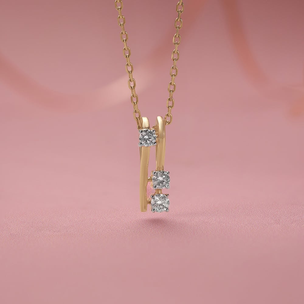 Chic Ladder Diamond Pendant,,hi-res thumbnail 1