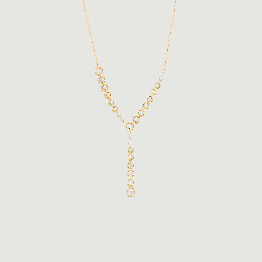 Festive Radiance Diamond Necklace,,hi-res thumbnail 3