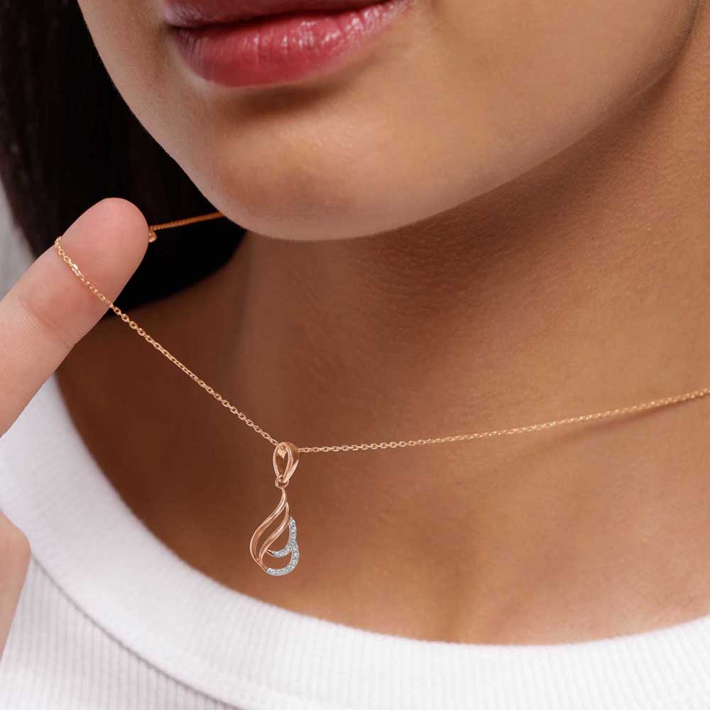 Fancy Sway Diamond Pendant,,hi-res thumbnail 2