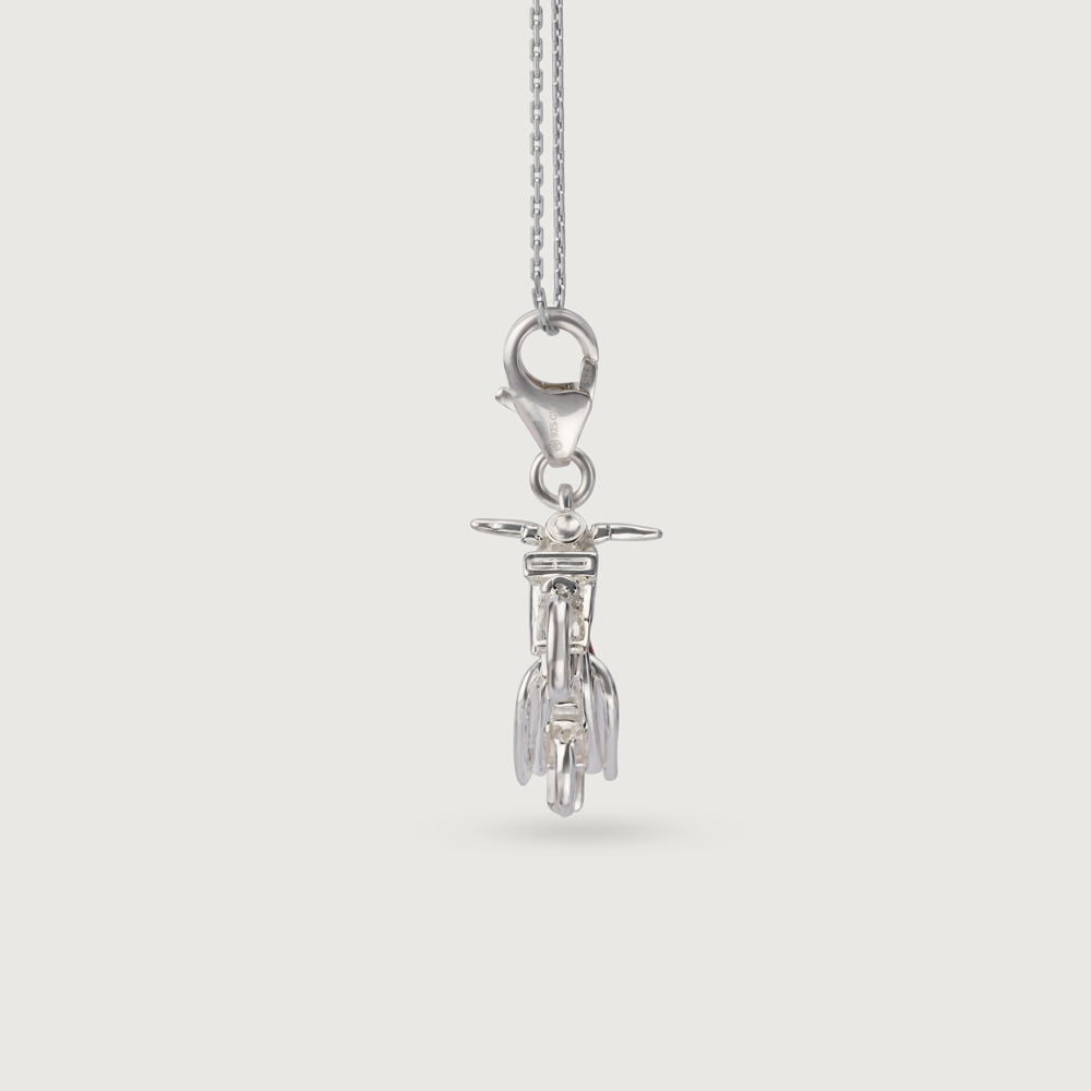 Easy Rider Motorcycle Silver Charm,,hi-res thumbnail 3
