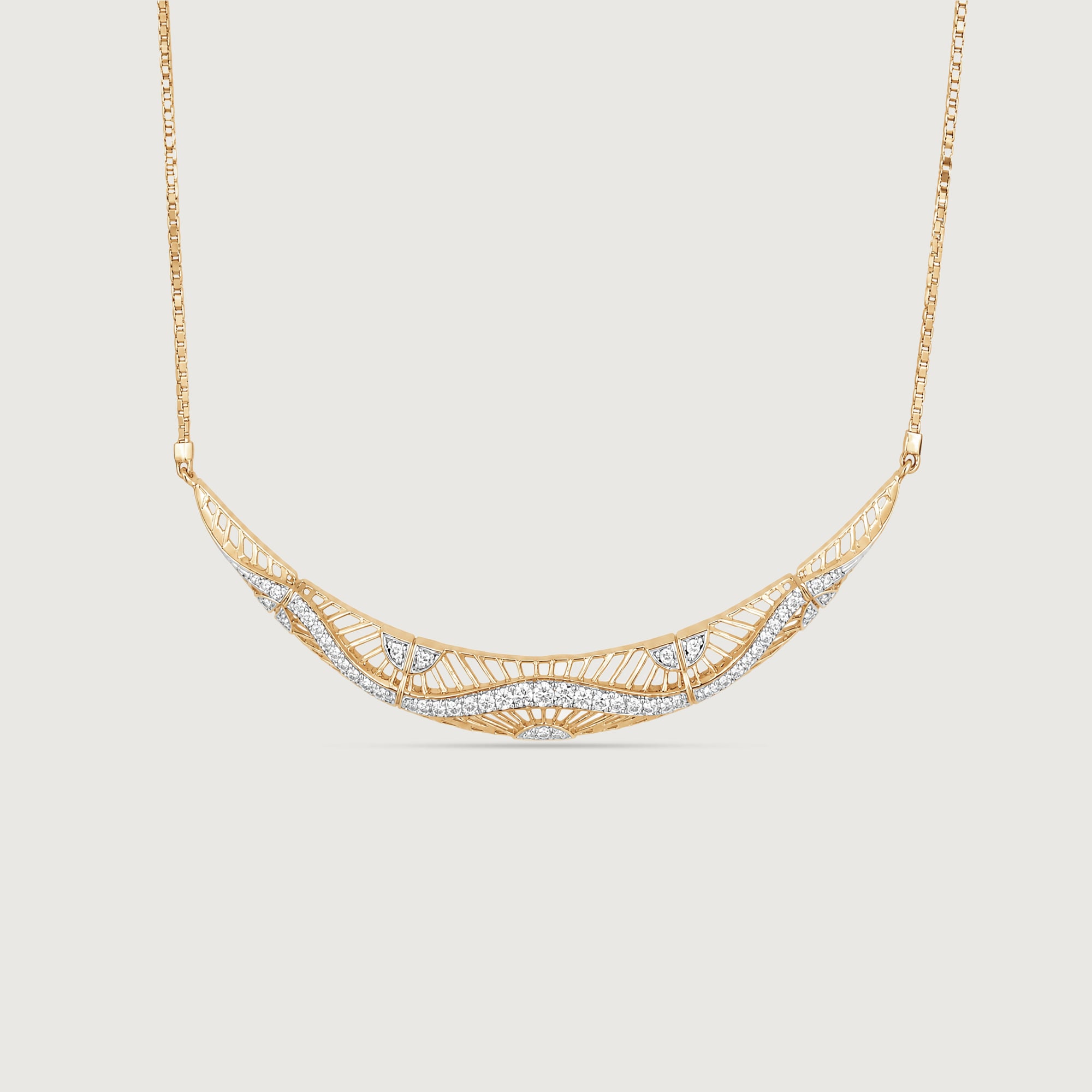 Flowing Rhythm Diamond Necklace,,hi-res thumbnail 3