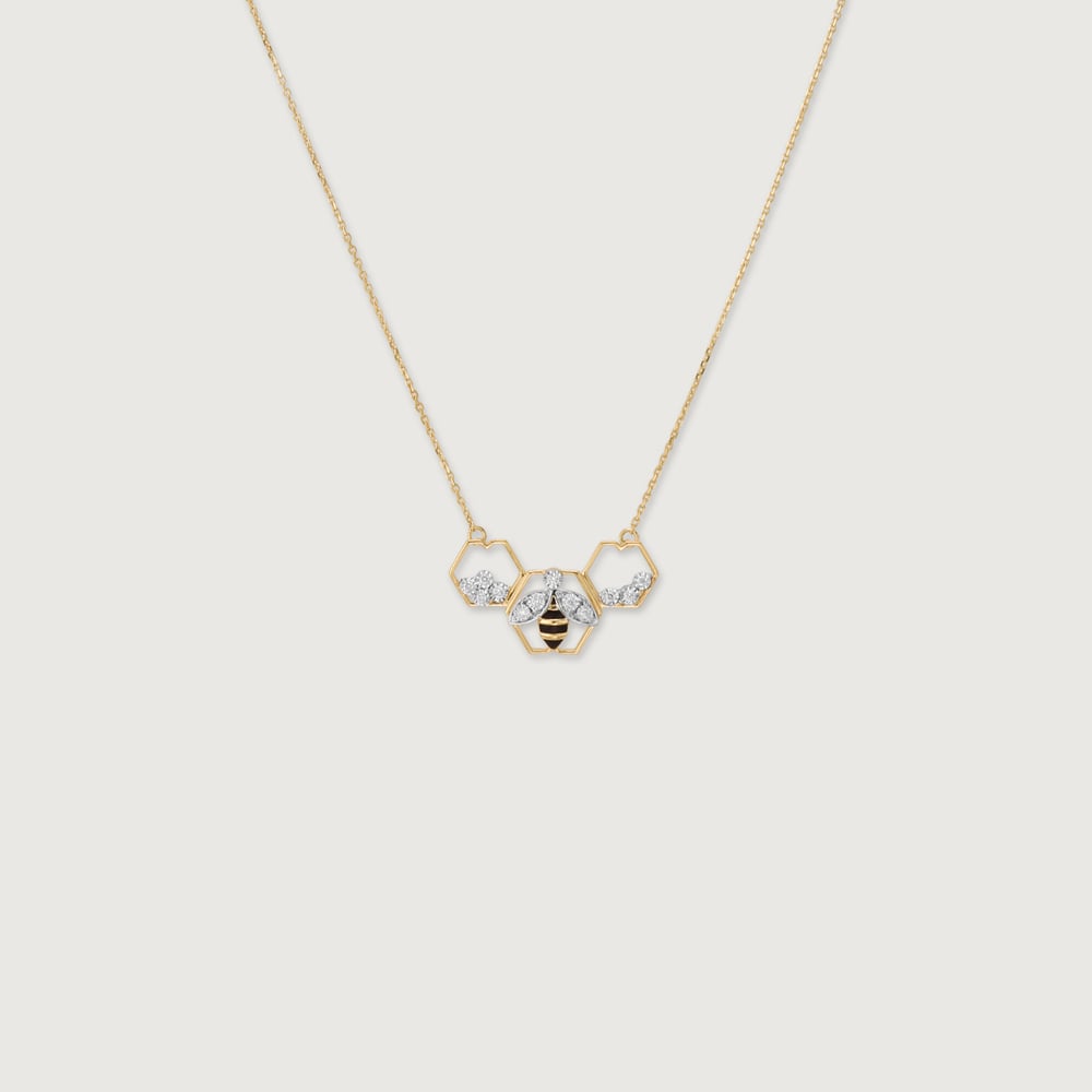 Sleek Buzz Diamond Necklace,,hi-res thumbnail 3