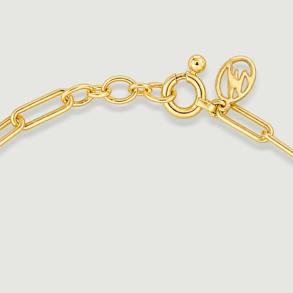 Sleek Geometric Gold Mangalsutra Bracelet,,hi-res thumbnail 5