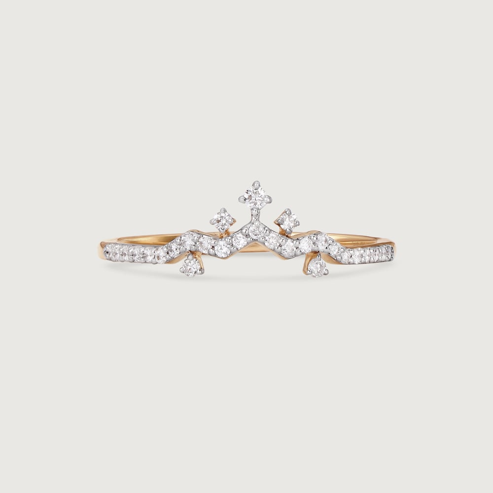Tiara Majesty 14KT Gold & Diamond Ring,,hi-res thumbnail 3