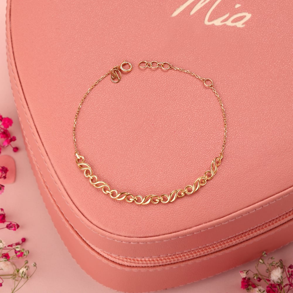 Cosmic Fusion Circlets 14KT Yellow Gold Bracelet,,hi-res thumbnail 1