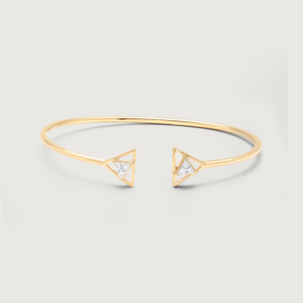 Edgy Glow Diamond Bangle,,hi-res thumbnail 3