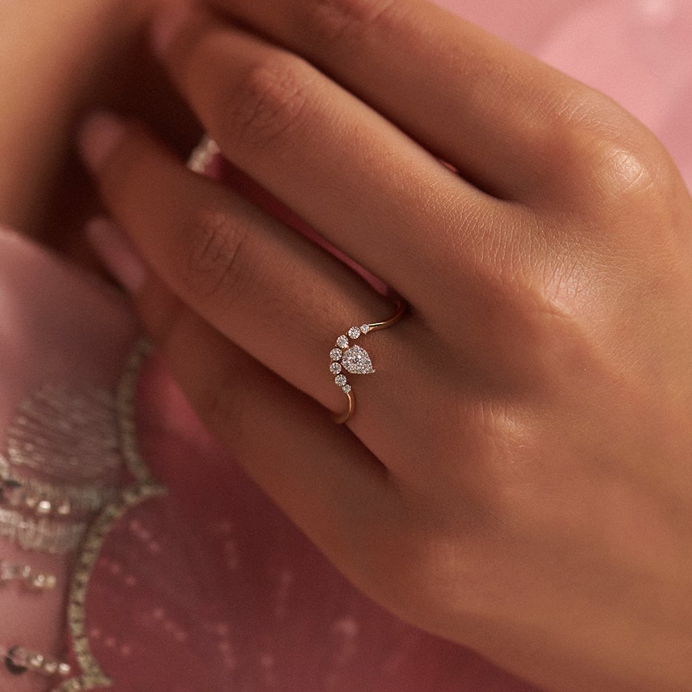 Radiant Flame Diamond Ring,,hi-res thumbnail 2