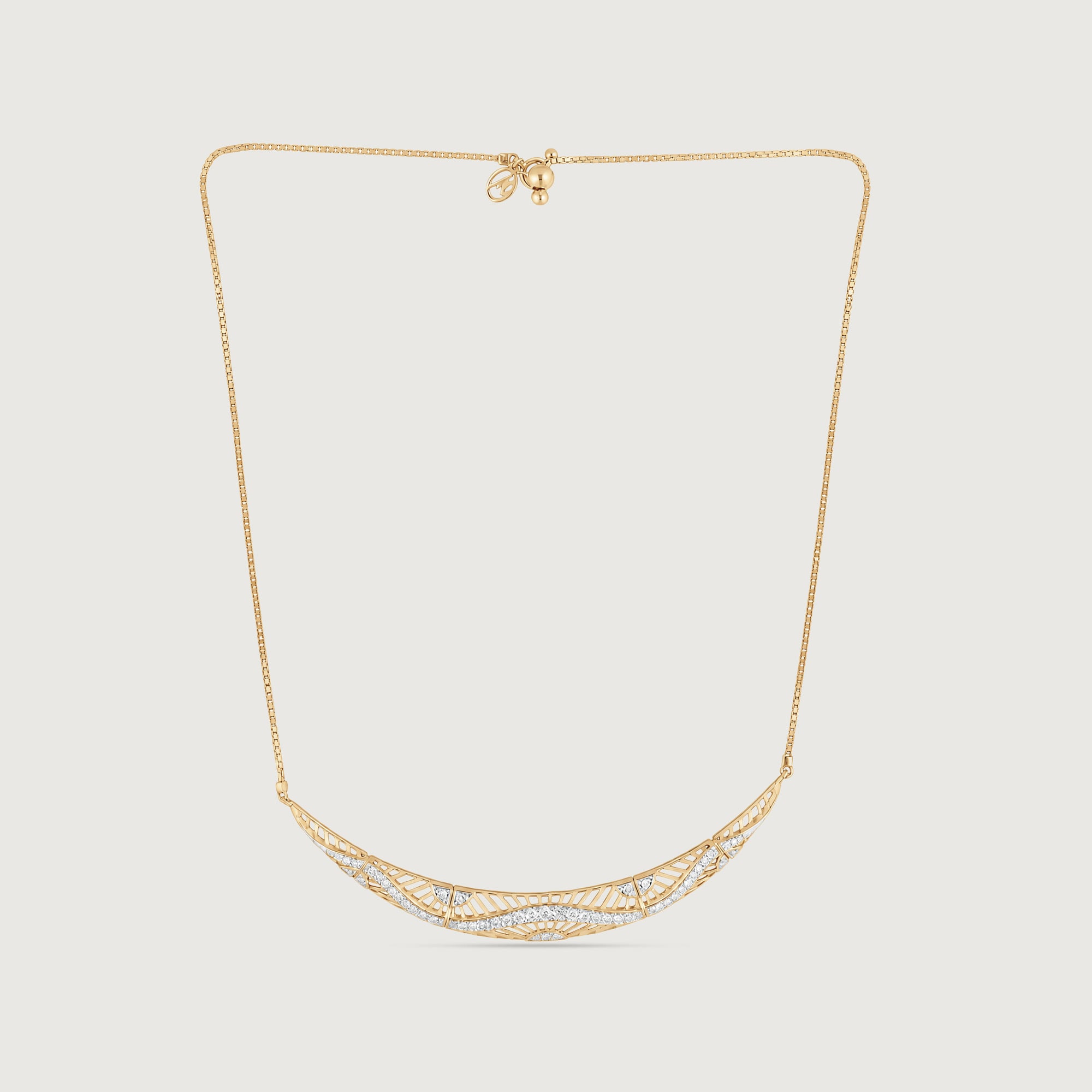 Flowing Rhythm Diamond Necklace,,hi-res thumbnail 4