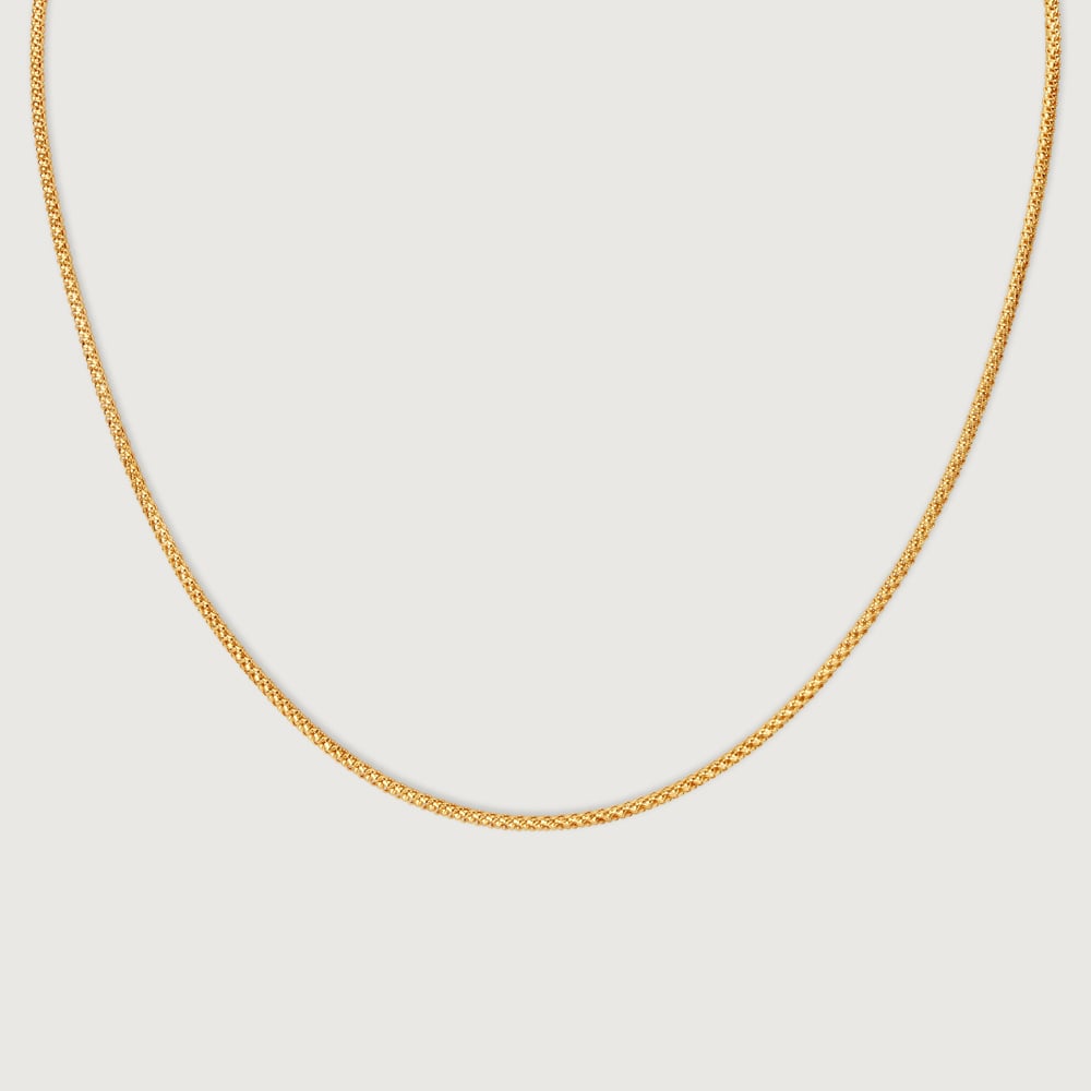 Spiral Rope 22KT Gold Chain,,hi-res thumbnail 3