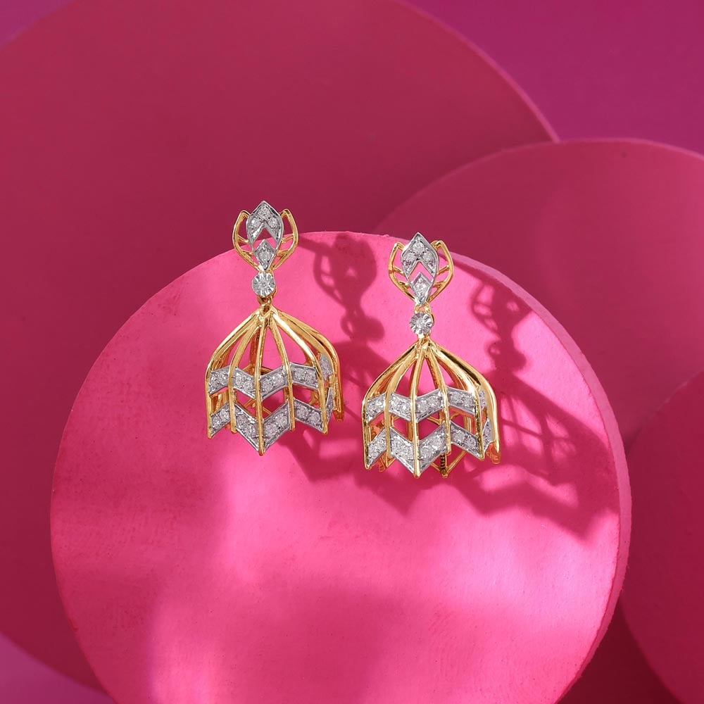 Chic Aura Diamond Jhumka