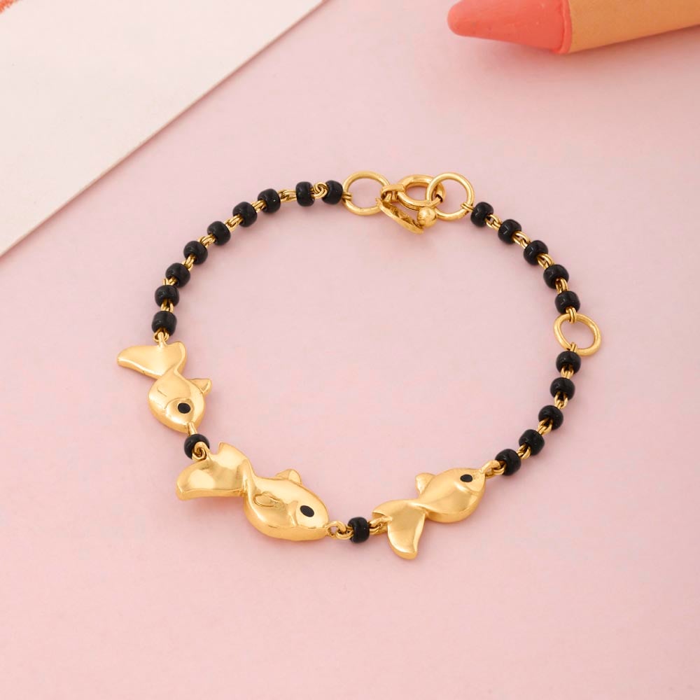 Tiny Fish Gold Bracelet