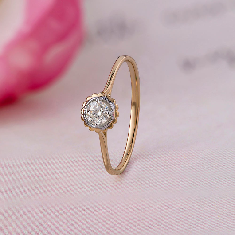 Blooming Beauty 14 kt Gold & Diamond Ring