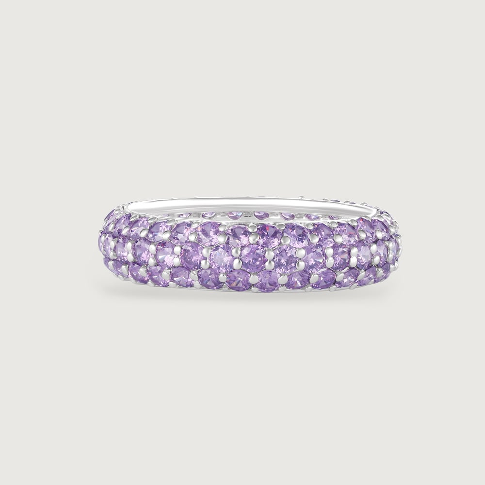 Amethyst Twilight Silver Ring,,hi-res thumbnail 3