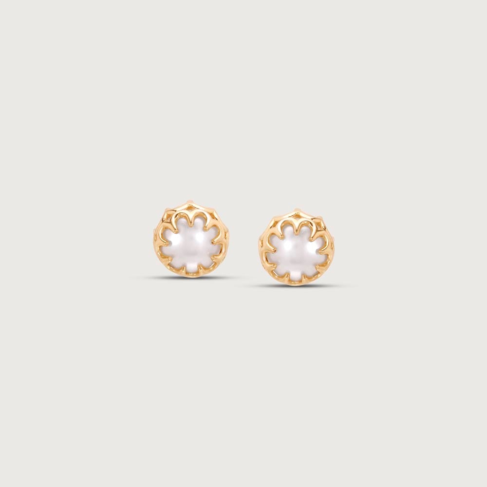 Arch Glow Pearl Stud Earrings,,hi-res thumbnail 3