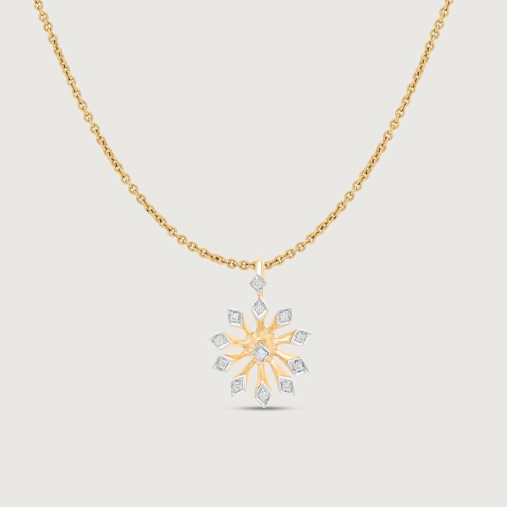 Whimsy Bloom Diamond Pendant,,hi-res thumbnail 2