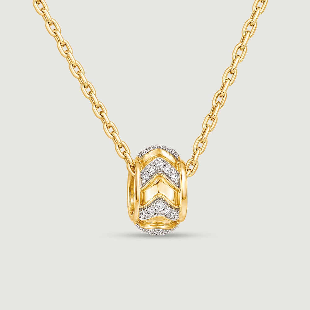Bold Chevron Diamond Pendant,,hi-res thumbnail 3