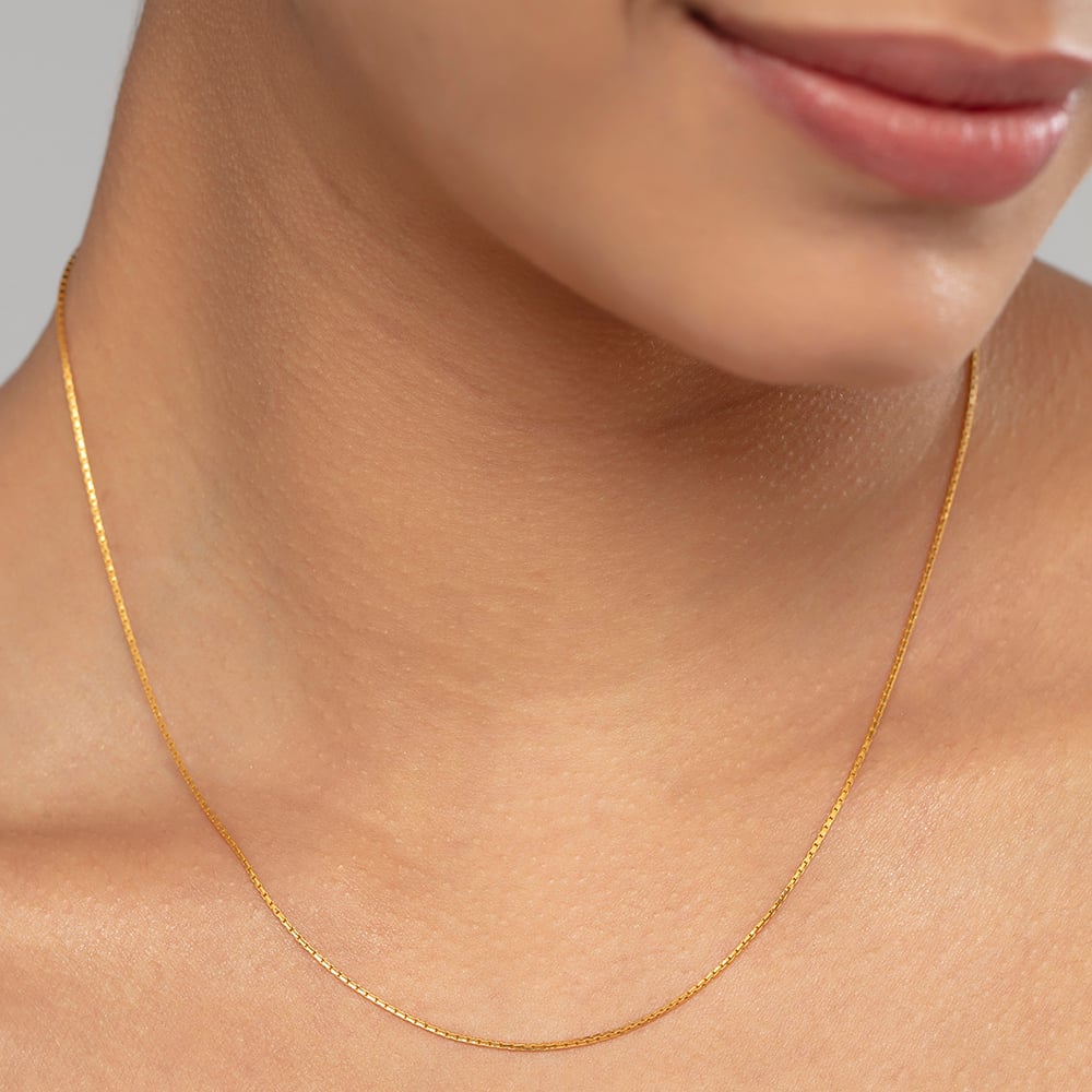 Glided Elegance Gold Chain,,hi-res thumbnail 2